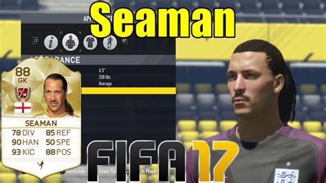 FIFA 17 Seaman Virtual Pro Look A Like Tutorial With Stats