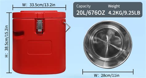 Amazon Plieren Gallon Insulated Soup Container Commercial Food Warmer For Hot Or Cold