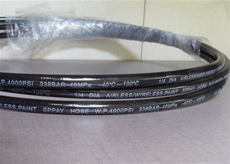 Black Sae R Hydraulic Hose Fiber Reinforcement To