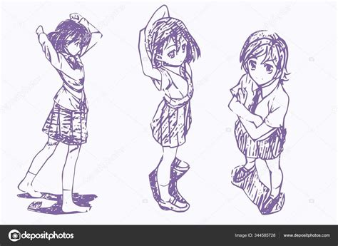 Anime Poses Drawing Reference Anime Body Sketch Cute Girl, 47% OFF