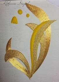 Katherine Diuguid RSN Goldwork Progress Catch Up Gold Work