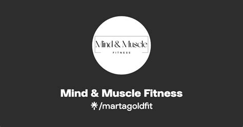 Mind Muscle Fitness Instagram TikTok Linktree