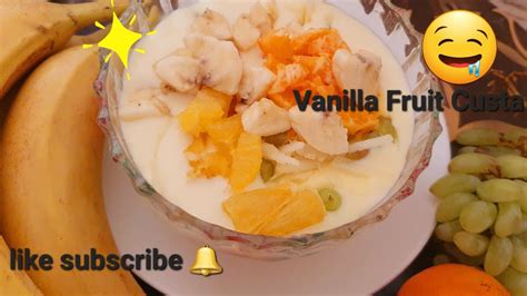 Vanilla Fruit Custardfruit Salad Creamy Custardramadan Iftar Special Dessert Recipe Video