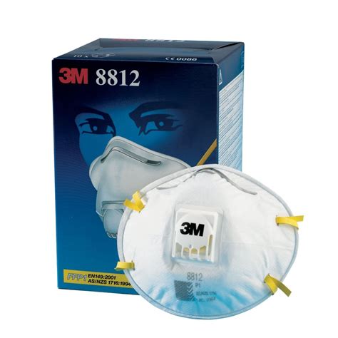 Buy 3M 8812 FFP1 Valved Cup Shaped Respirators X 10 Online Today