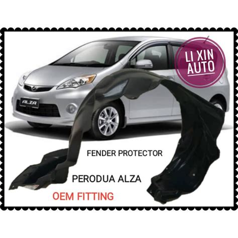 Perodua Alza Front Fender Protector Fender Daun Pisang