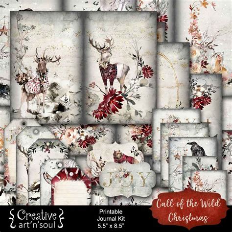 Christmas Junk Journal Free Printables