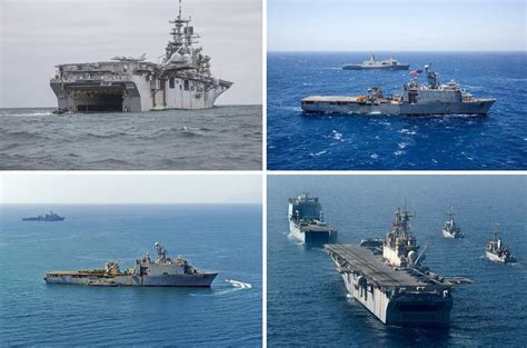 Gli Stati Uniti Inviano Le Navi D Assalto Anfibio USS Bataan E USS