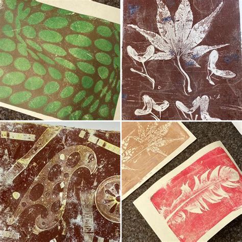 Gel Plate Printing Workshop Introduction To Monotype Gel Press