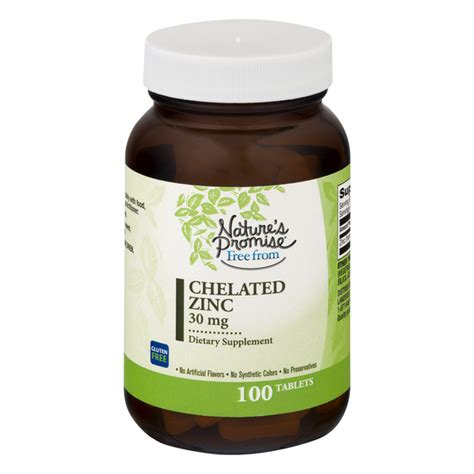 Save On Nature S Promise Chelated Zinc Mg Tablets Gluten Free Order