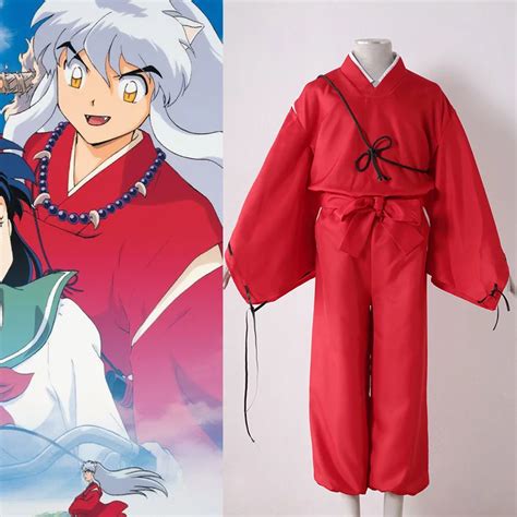 Anime Inuyasha Cosplay Inuyasha Cosplay Costume Kimono Set For Men