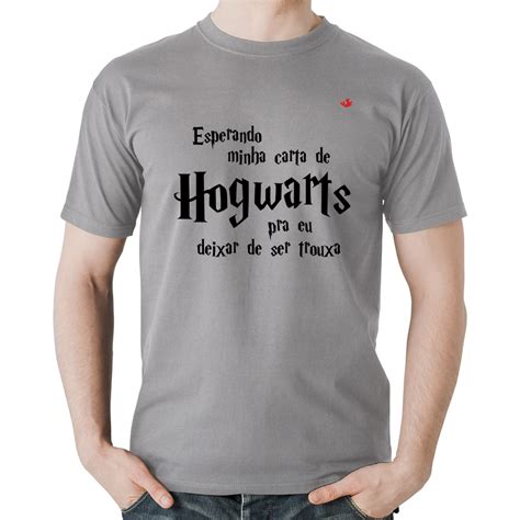 Camiseta Algod O Esperando Minha Carta De Hogwarts