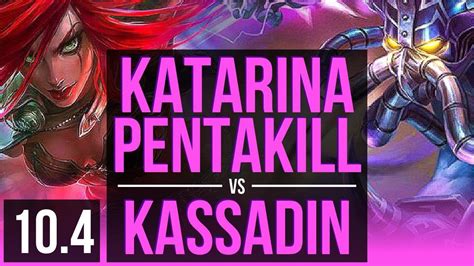 KATARINA Vs KASSADIN MID Pentakill 2 6M Mastery Points 4500