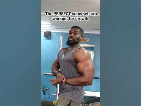 The PERFECT superset arm workout for growth!! #fitness #gym #viral #bodybuilding #workout # ...