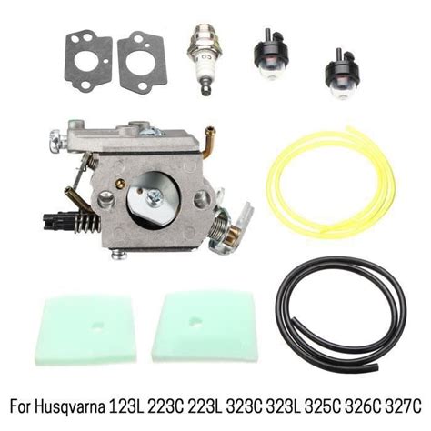 T4w Kit De Filtre à Air De Carburateur Pour Husqvarna 123l 223c 223l 323c 323l 325c 326c 327c