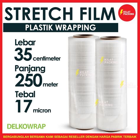 Jual Stretch Film Bening Cm X M Plastik Wrapping Plastic Wrap