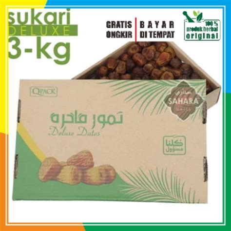 Jual KURMA SUKARI AL QASIM 3KG OLEH OLEH HAJI Shopee Indonesia