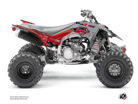 Yamaha Yfz R Atv Replica By Rapport K Graphic Kit Grey Red Kutvek