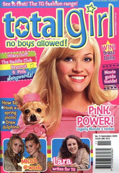 Total Girl September 2003 2000s Magazines Teen Magazine Magazine Cover