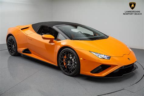 Arancio Borealis Lamborghini Huracan Evo Newport Beach