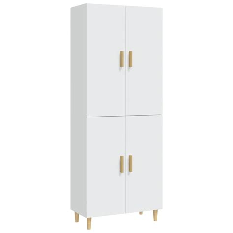 Fhe Buffets Bahuts Buffet Haut Blanc X X Cm Bois D