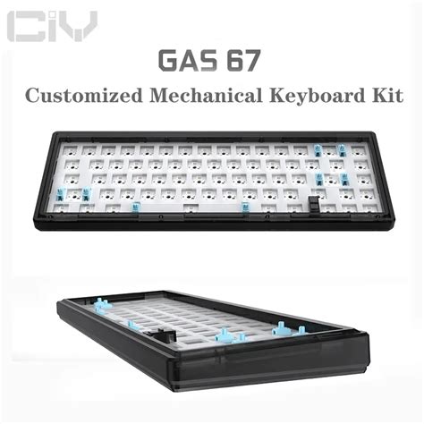 GAS67 Hot Swap Customized Mechanical Keyboard Kit Gasket Structure Type