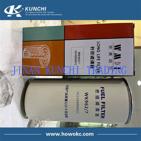 Sinotruk HOWO VG1560080012 WK962 7 Fuel Filter WMDI PERFET POWER