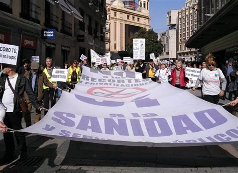 La Marea Blanca Vuelve A Las Calles En Defensa De La Sanidad P Blica