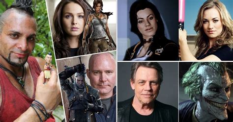 10 Console Game Voice Actors That Look Nothing Like Their Role (And 10 ...