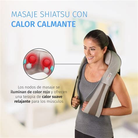 Silla Homedics Masajeadora Shiatsu Tapping Cuello Pies Calor Cuotas