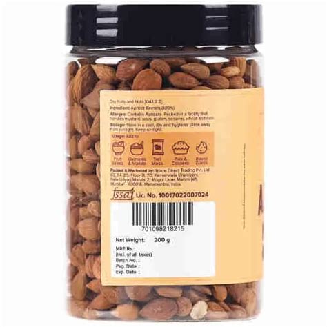 Urban Platter Bitter Apricot Kernels G Rich In Protein Fiber