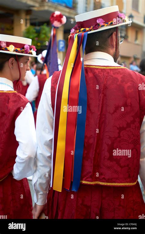 Traditional Catalonian Dancers Ancient Traditions Stock Photo Alamy