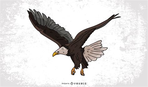 Cartoon Eagle Drawing