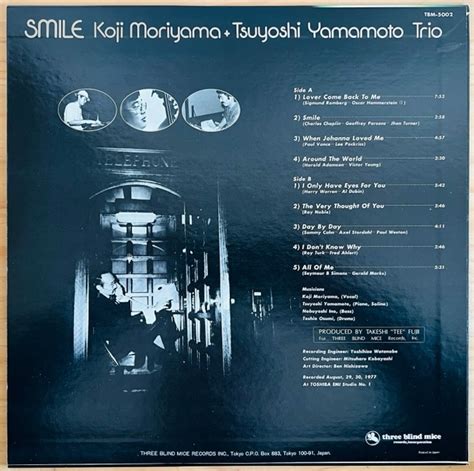 Lp Koji Moriyama Tsuyoshi Yamamoto Smile