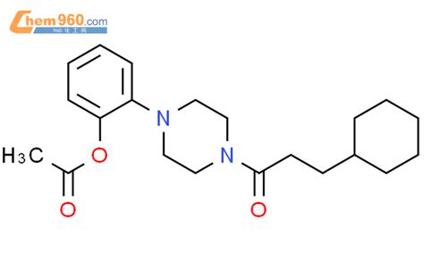 96222 07 0 Piperazine 1 2 Acetyloxy Phenyl 4 3 Cyclohexyl 1