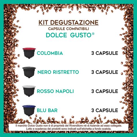 Kit Degustazione Dolce Gusto Capsule Compatibili Business Caff