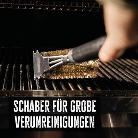 Grillfürst 2X Premium Grillbürste mit Messing Borsten 45