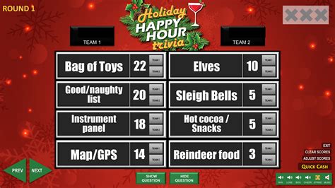 Virtual Holiday Happy Hour Trivia Game Download / Play on Zoom / PC ...