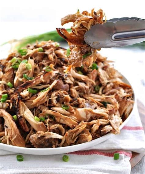 Slow Cooker Crispy Chinese Shredded Chicken Punchfork