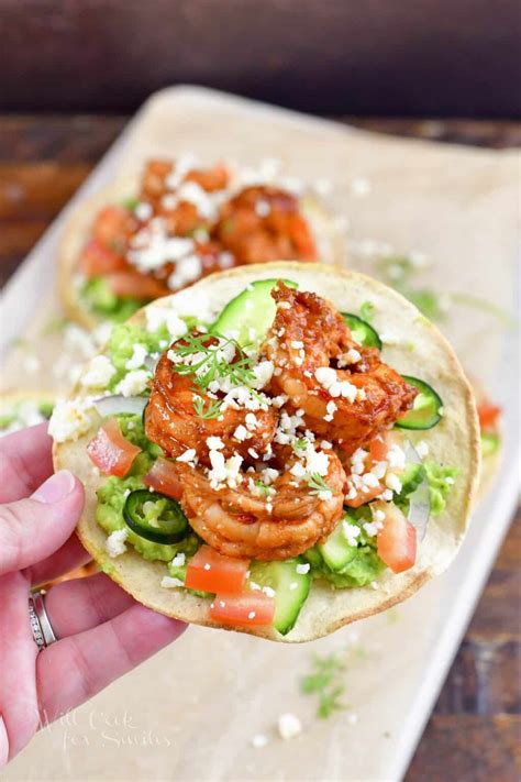 Shrimp Tostadas - Will Cook For Smiles