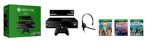 Xbox One Gb Console With Kinect Bundle Includes Chat Headset