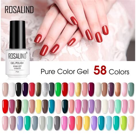 Rosalind Esmalte En Gel Para U As Barniz H Brido Para Manicura