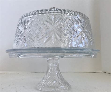 Shannon Crystal Godinger Dublin 4 In 1 Cake Dome 12 Etsy Cake Dome Pedestal Cake Stand