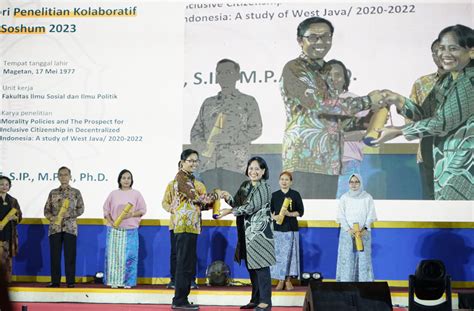 Dekan Fisipol UGM Menangkan Anugerah Insan UGM Berprestasi Tahun 2023