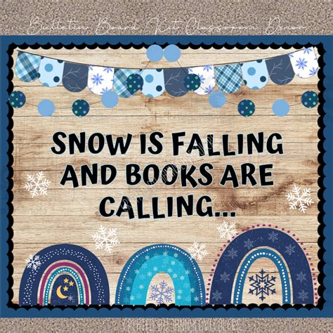 Winter Bulletin Boards Classroom Decorations Door Decor Kit Digital ...