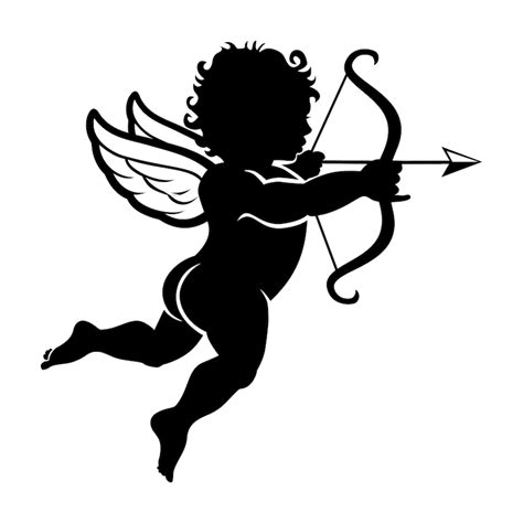 Cupid Svg Angel Cricut Angel Wings Png Heaven Vector Art Etsy