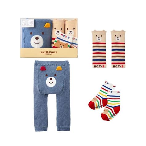 HOT BISCUITS ミキハウスホットビスケッツ顔ドン スパッツ小物ギフトセットクリアケース付き MAGASEEK ヤフー店