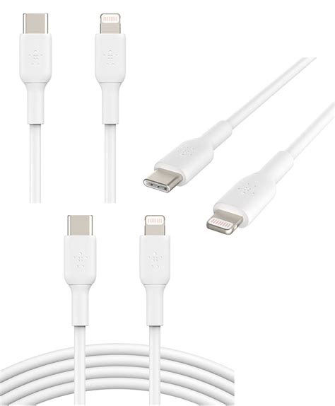 【楽天市場】 ネコポス送料無料 Belkin Boostcharge Usb C To Lightning Mfi認証 Pvcケーブル 1m ホワイト Caa003bt1mwh ベルキン