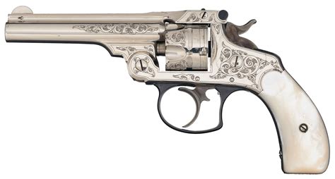 Engraved Smith And Wesson 2nd Model 32 Double Action Revolver Rock Island Auction