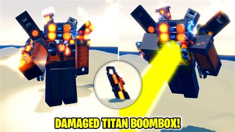 How To Get DAMAGED TITAN BOOMBOX ULTIMATE RECOVERY BADGE In SUPER BOX