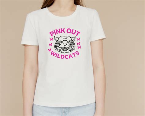 Wildcats Breast Cancer Svg Cancer Awareness Breast Cancer Etsy